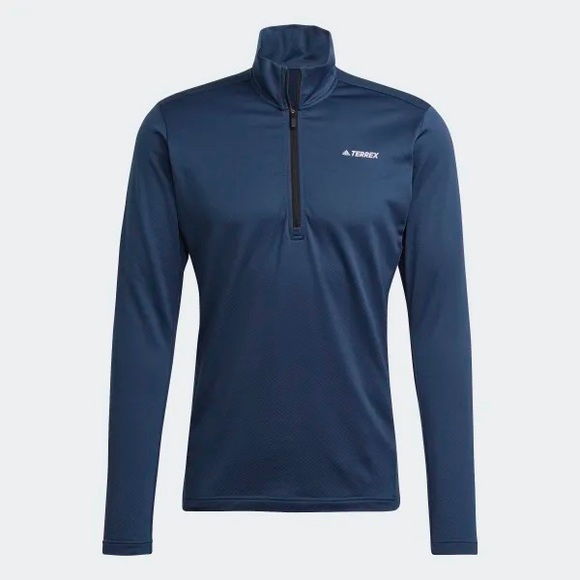 ADIDAS Terrex Half-Zip Hiking Sweatshirt GI7386 Size Small - Picture 1 of 5